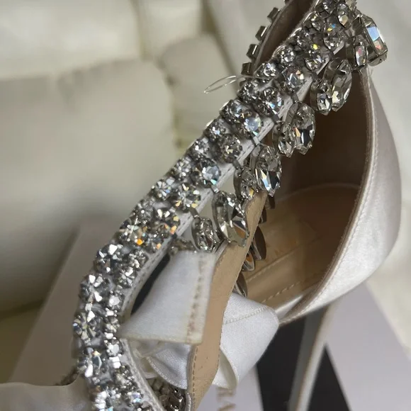 Aquazurra Stella Jewel Bridal 105mm Pumps - Picture 3 of 7